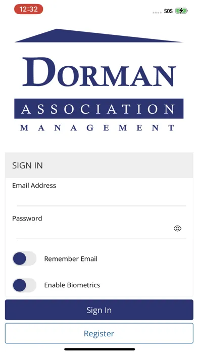 Dorman Association Mgmt Portal 스크린샷