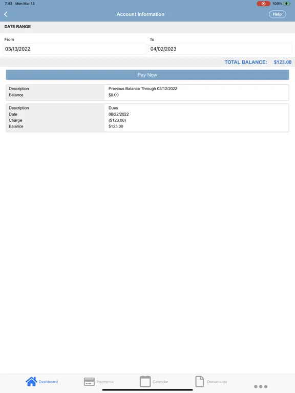 Excel Management Associates iPad  Screenshots