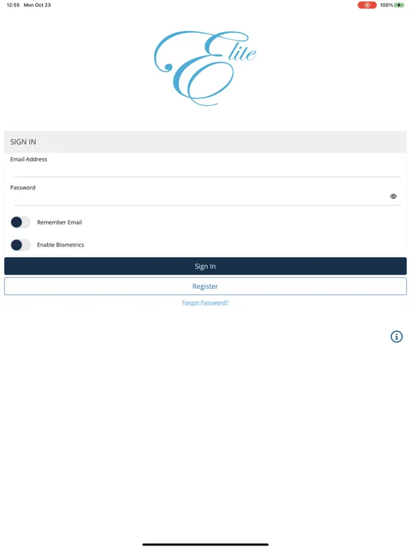 Screenshot di Elite Mgmt iPad 