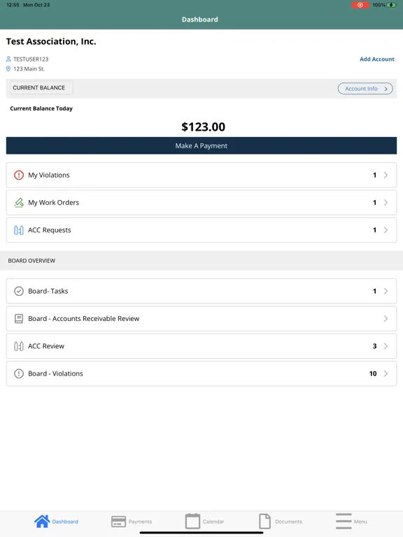 Screenshot di Elite Mgmt iPad 