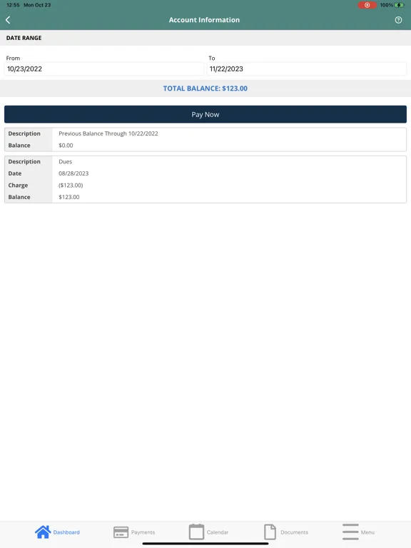 Screenshot di Elite Mgmt iPad 