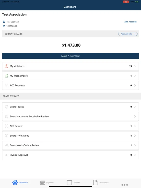 GNO PROP MGMT iPad  سکرین شاٹس