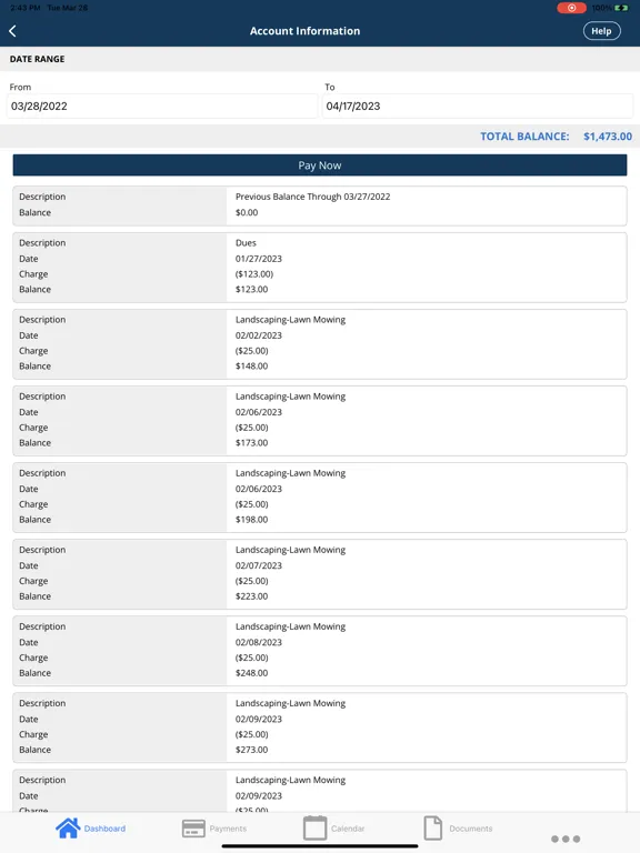 GNO PROP MGMT iPad  سکرین شاٹس