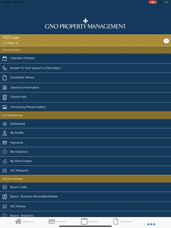 GNO PROP MGMT iPad  سکرین شاٹس