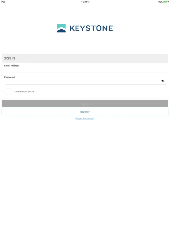 Screenshot di Keystone Connection iPad 