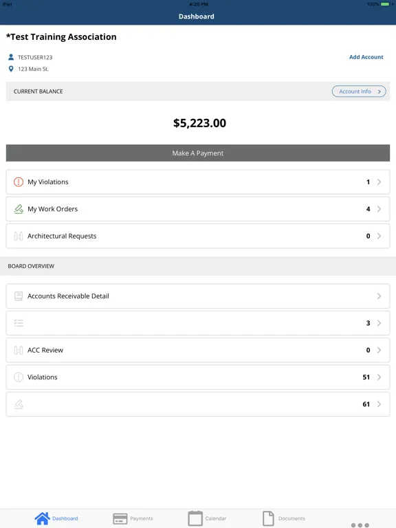Screenshot di Keystone Connection iPad 