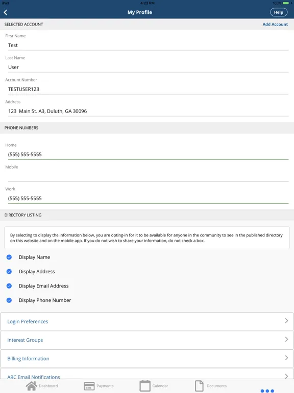 Screenshot di Keystone Connection iPad 