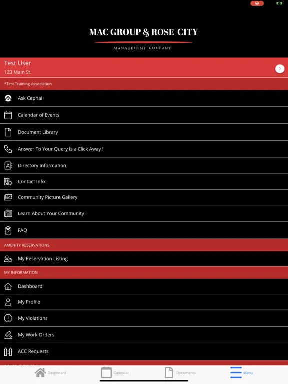 Capturas de pantalla de MAC Group/Rose City iPad 