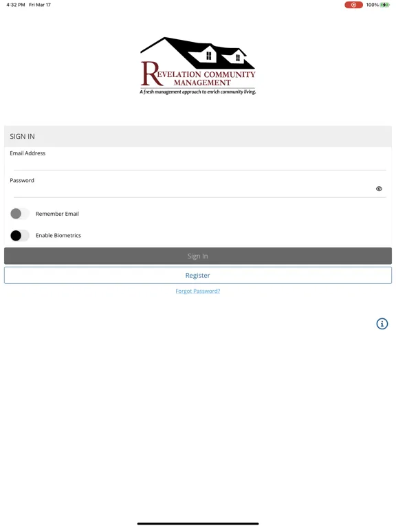Revelation Mgmt iPad  스크린샷