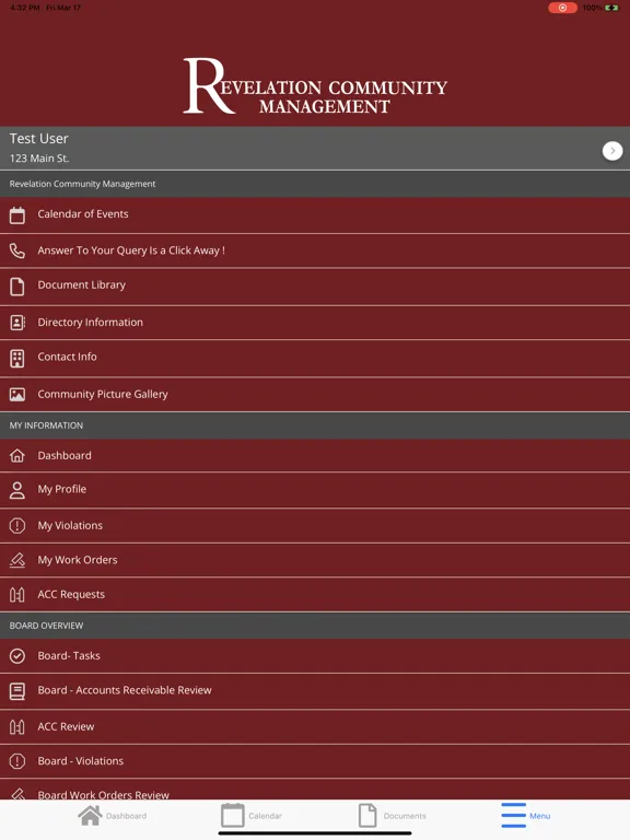 Revelation Mgmt iPad  스크린샷