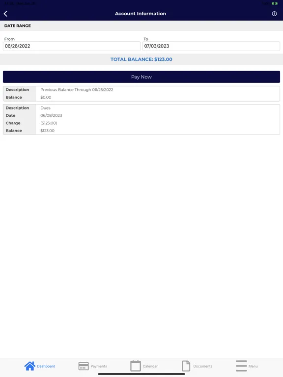 Spire Mgmt iPad  スクリーンショット