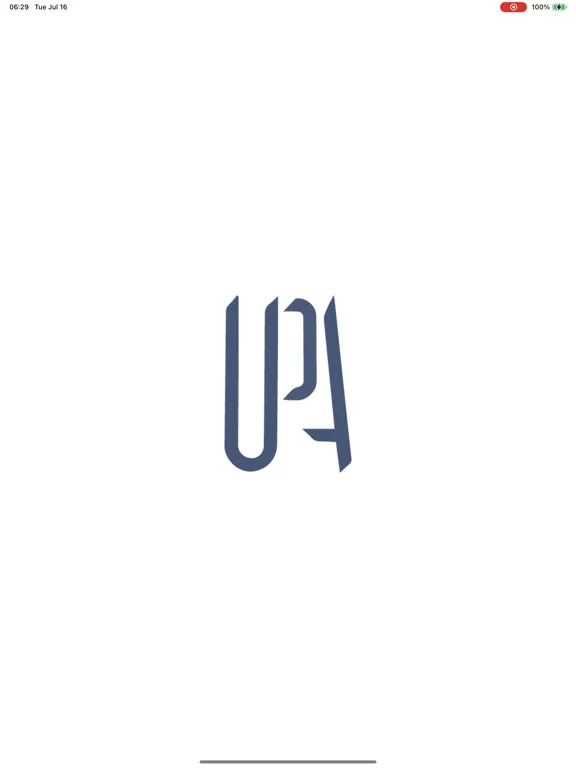 Tangkapan layar United Property Associates iPad 