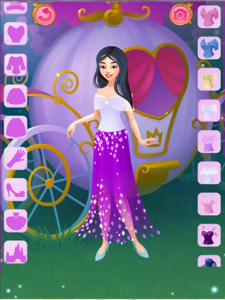 Capturas de pantalla de Cinderella Dress Up princesse iPad 