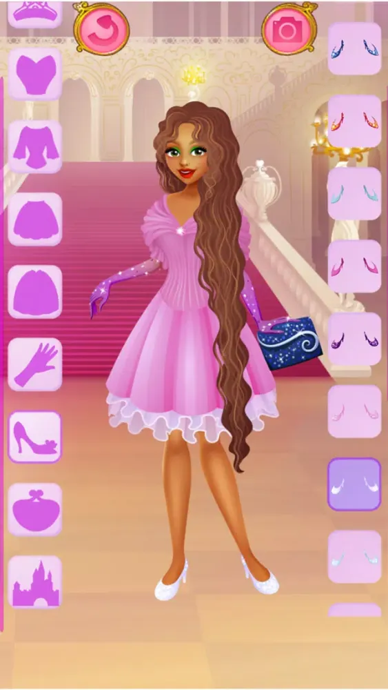 Capturas de pantalla de Cinderella Dress Up princesse