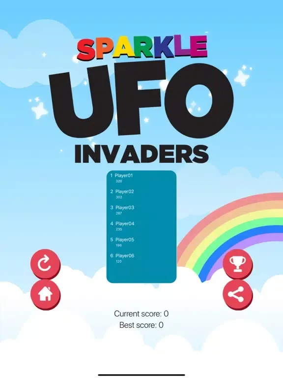 Capturas de pantalla de Sparkle Invaders iPad 