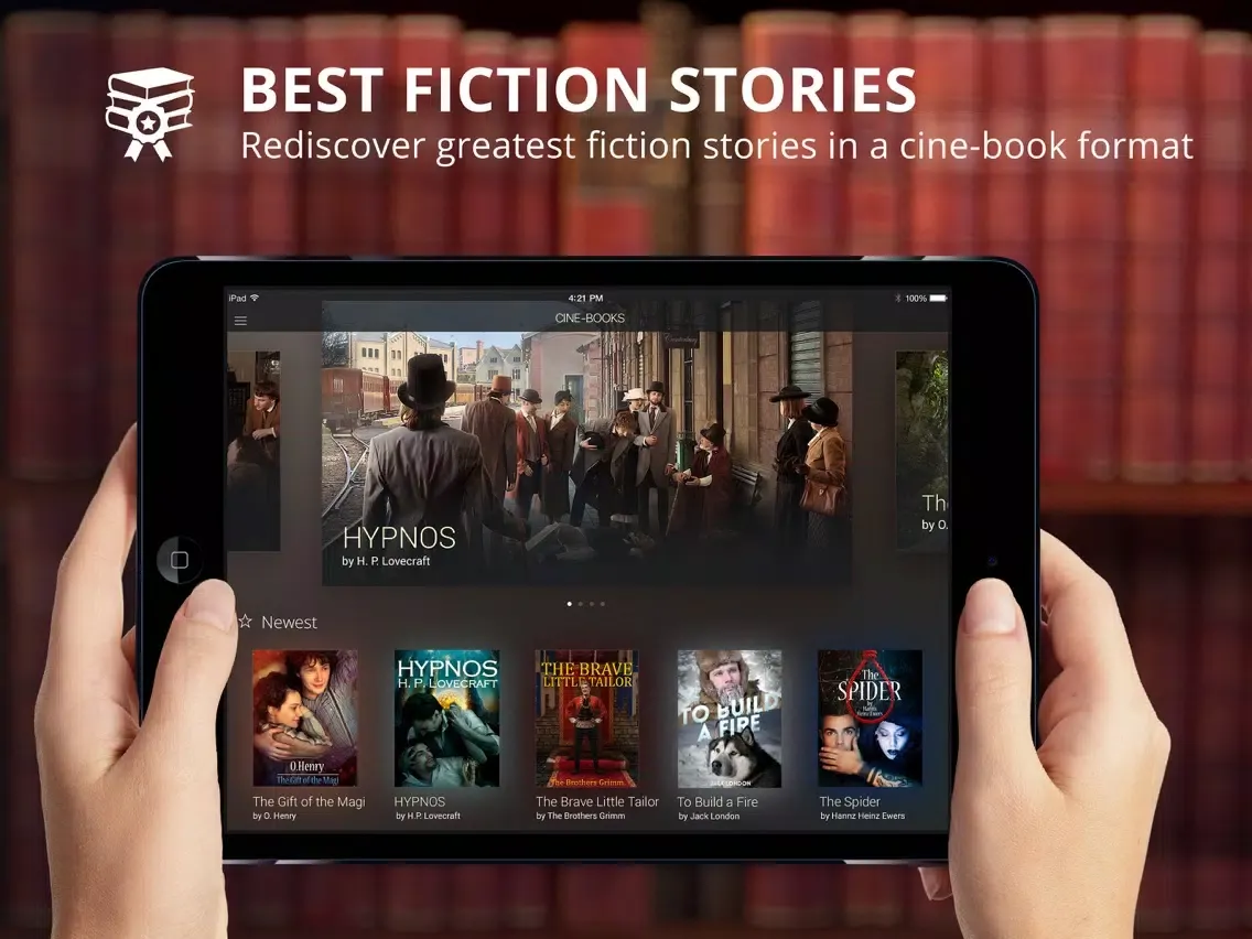 Capturas de tela do CINE-BOOKS - Read Listen Watch iPad 