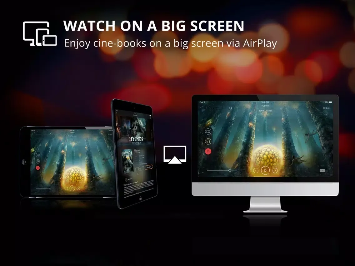 Capturas de tela do CINE-BOOKS - Read Listen Watch iPad 