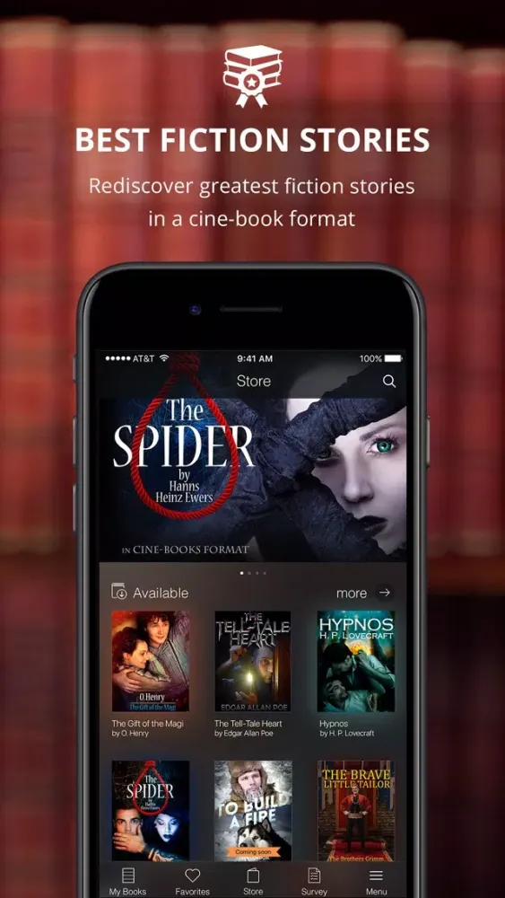 Capturas de tela do CINE-BOOKS - Read Listen Watch