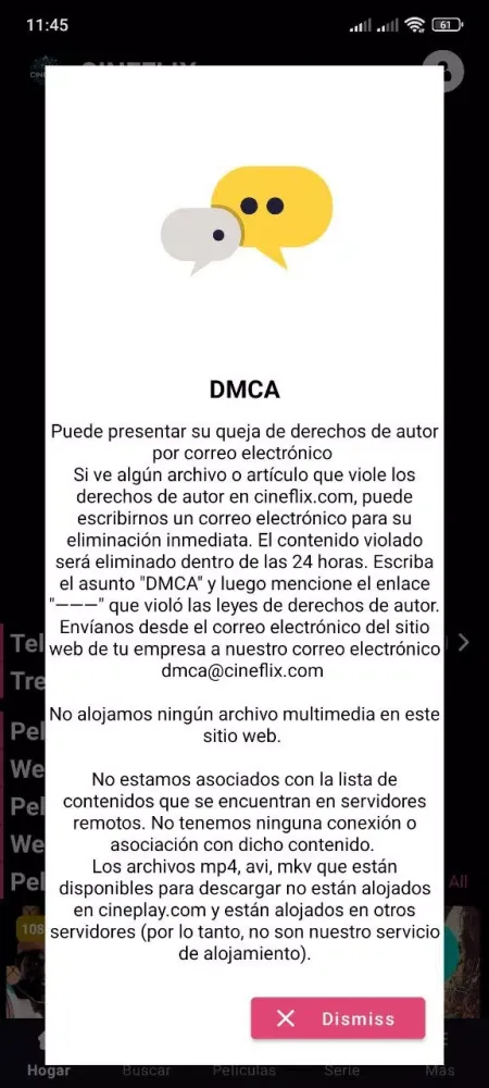 Capturas de pantalla de CineFlix