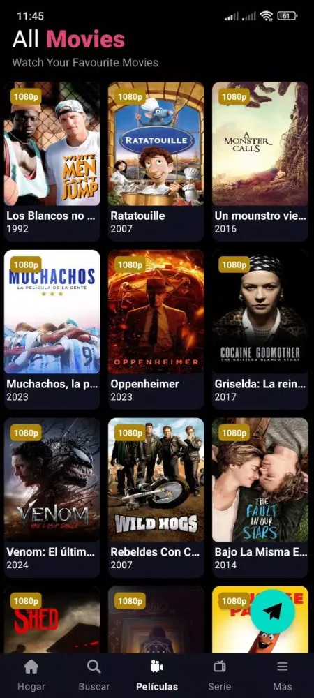 Capturas de pantalla de CineFlix