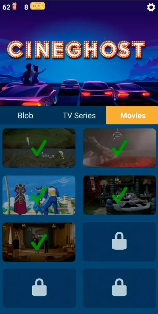 Скриншоты CineGhost Movie Picture Trivia