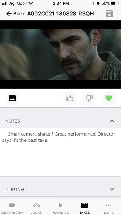 CineTakes for ARRI Screenshots