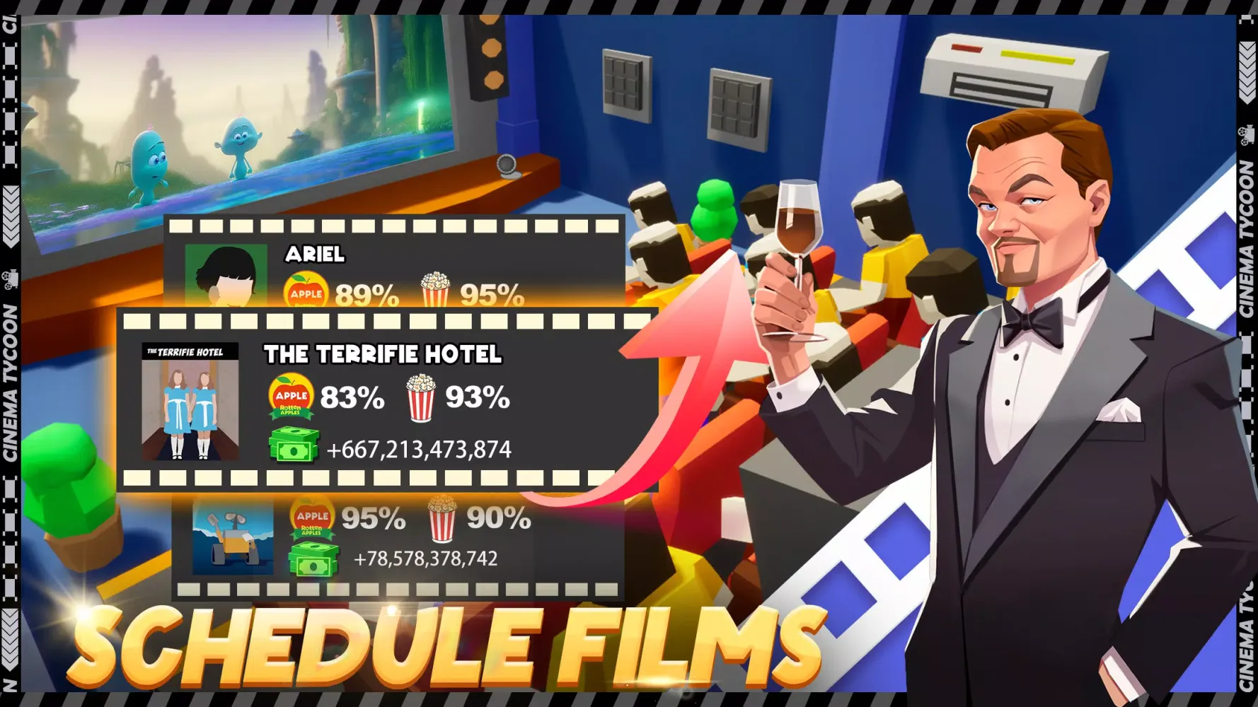 Capturas de pantalla de Idle Cinema Tycoon: Idle Games