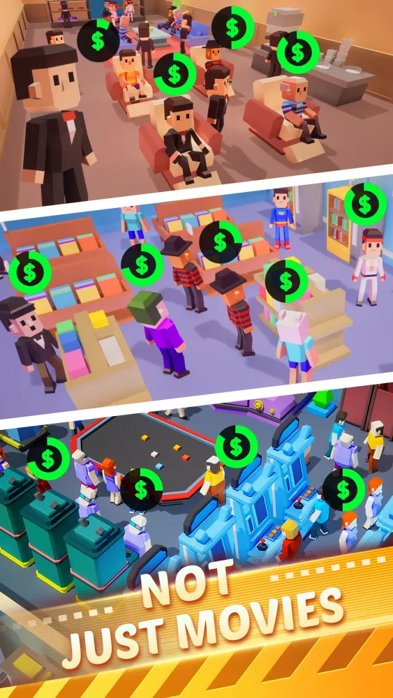 Capturas de pantalla de Idle Cinema Tycoon: Idle Games