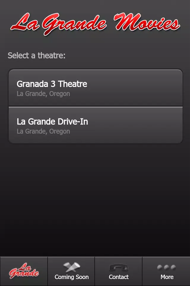 Tangkapan skrin La Grande Movies