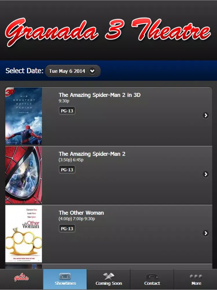 Tangkapan skrin La Grande Movies