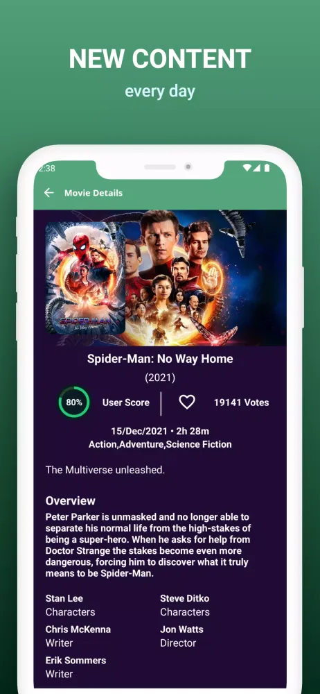 Screenshot di Cinemaite Movie Details