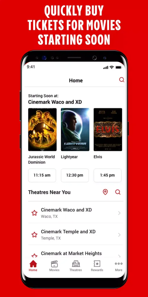 Cinemark Theatres Screenshots