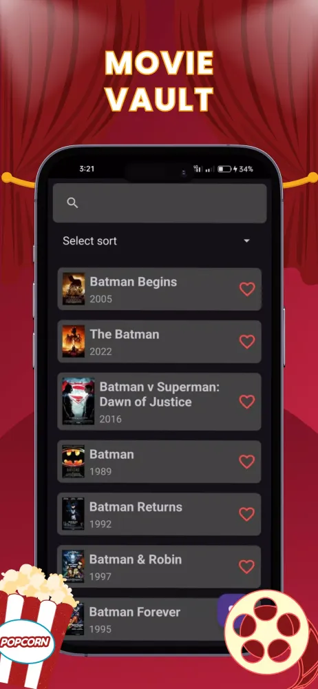 MovieVault Screenshots