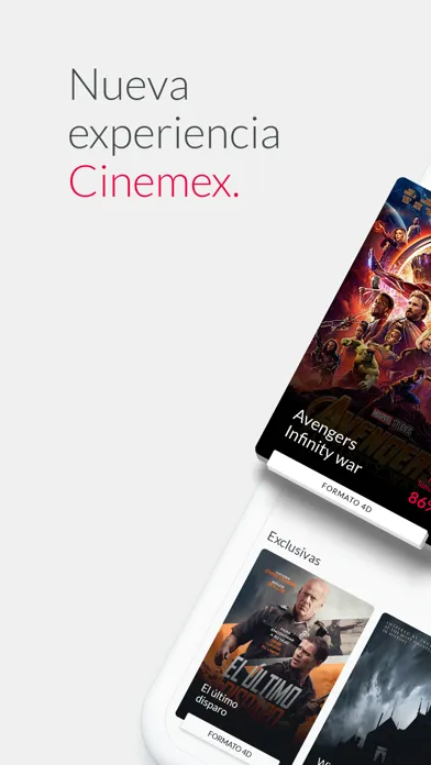 Cinemex سکرین شاٹس