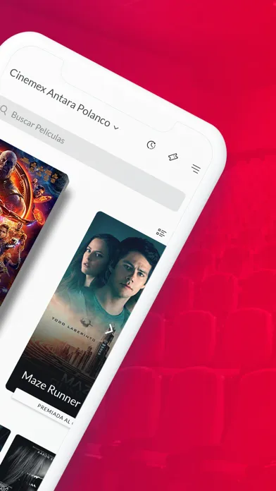 Cinemex سکرین شاٹس