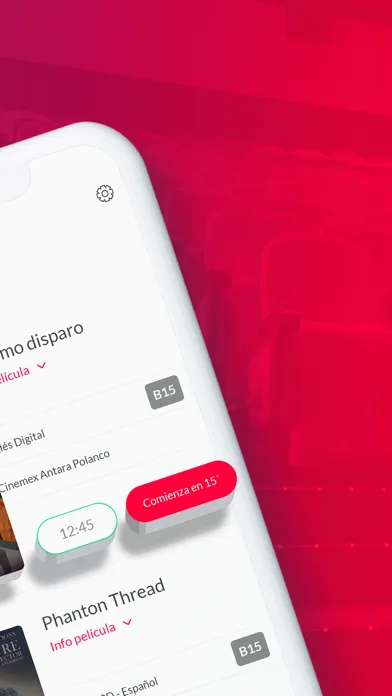 Cinemex سکرین شاٹس