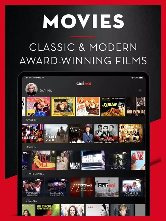 Cinemoi Stream & Watch Films iPad  Ekran Görüntüleri