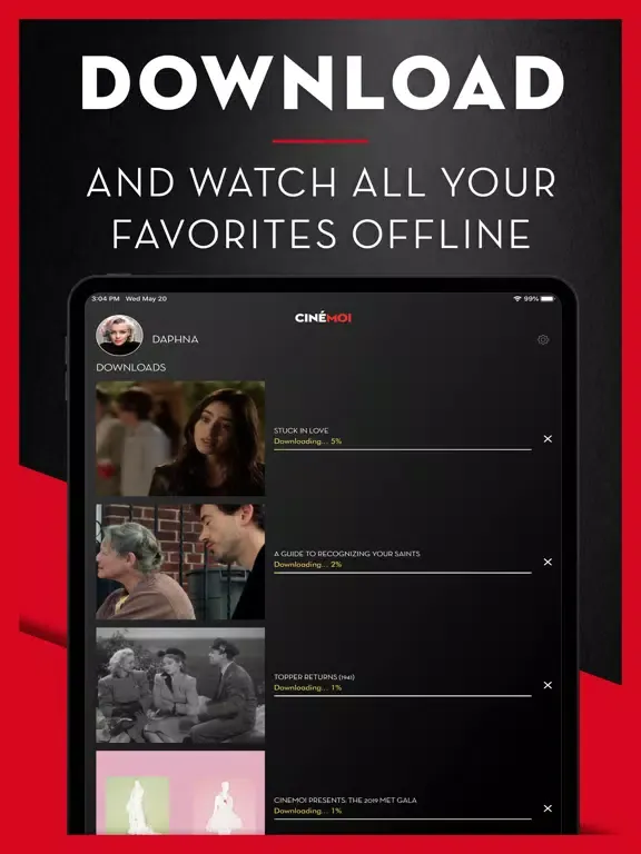 Cinemoi Stream & Watch Films iPad  Ekran Görüntüleri