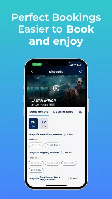 Cinépolis India Ekran Görüntüleri