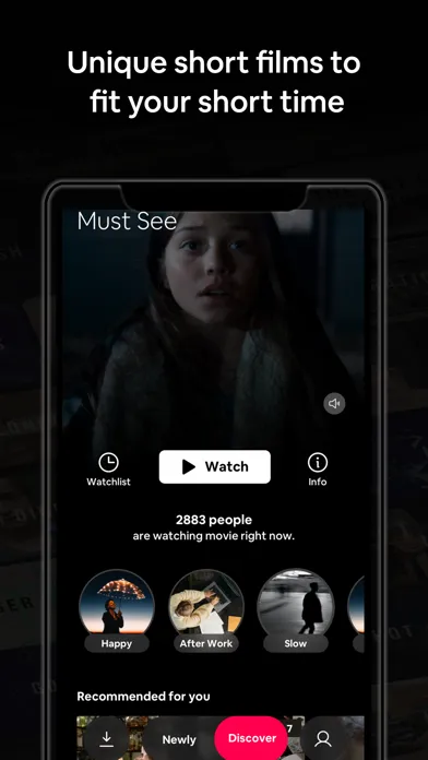 Capturas de pantalla de Cineshort: Watch Short Films