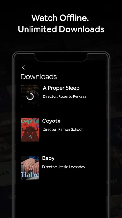 Capturas de pantalla de Cineshort: Watch Short Films