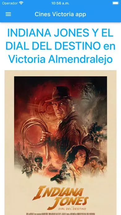 Cines Victoria app Screenshots