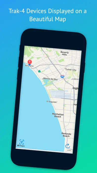 Скриншоты Tracking App for Trak-4 GPS