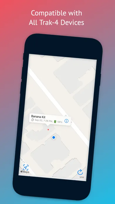 Скриншоты Tracking App for Trak-4 GPS