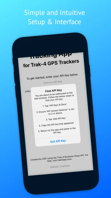 Скриншоты Tracking App for Trak-4 GPS
