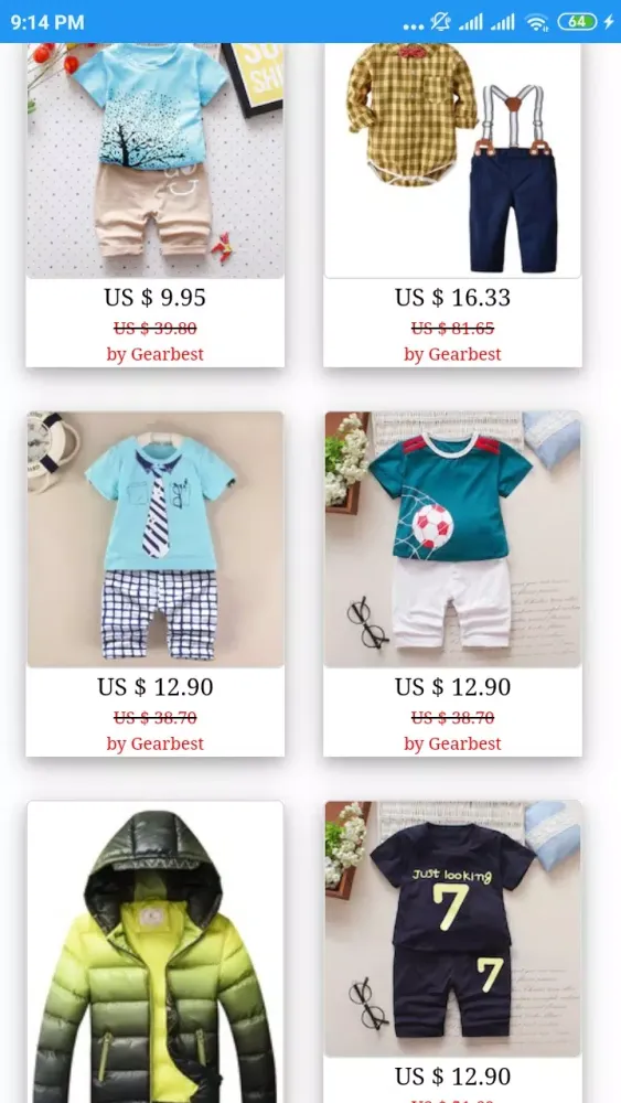 Boys' Clothing Screenshots