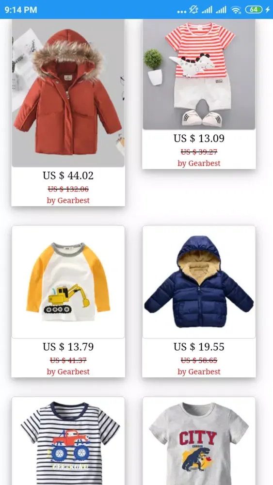 Boys' Clothing Screenshots