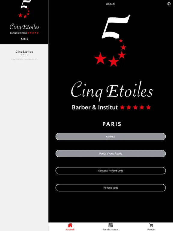 صور Cinq Etoiles Barber & institut iPad 
