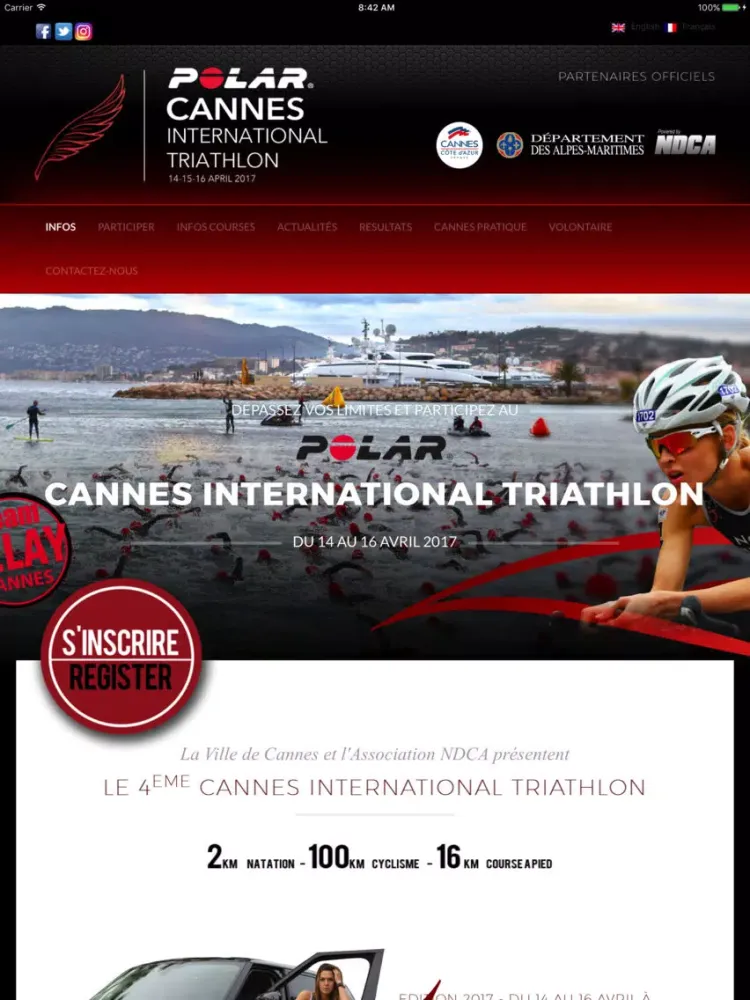 Cannes International Triathlon iPad  سکرین شاٹس