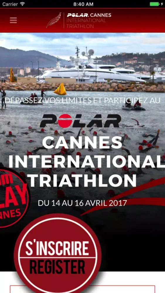 Cannes International Triathlon سکرین شاٹس